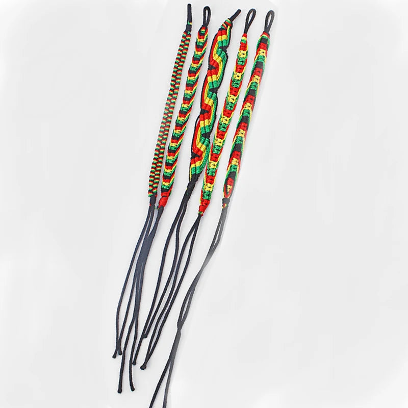 Cotton Silk 5pcs Mixed Bracelet Wristband